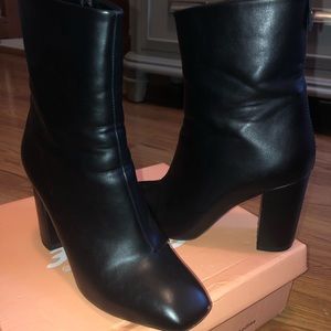 Black booties SOLD ON MERCARI